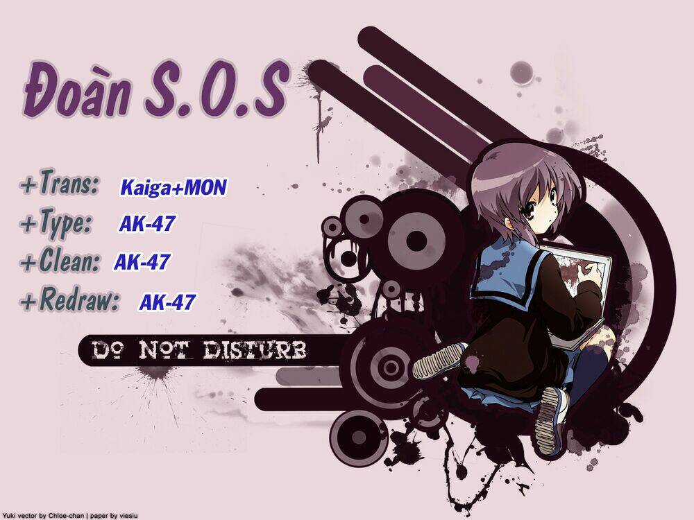 NỖI BUỒN CỦA SUZUMIYA HARUHI Chapter 10 trang 0