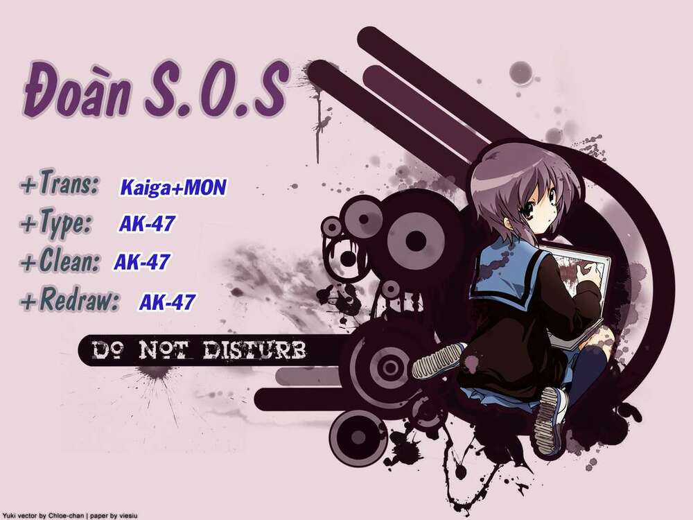 NỖI BUỒN CỦA SUZUMIYA HARUHI Chapter 11 trang 1