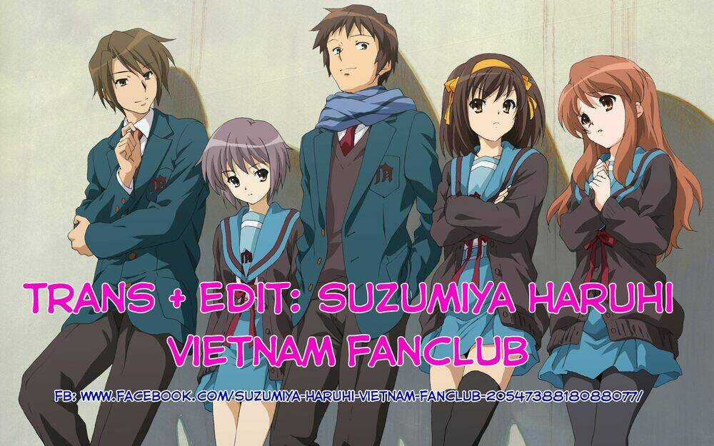 NỖI BUỒN CỦA SUZUMIYA HARUHI Chapter 6 trang 0