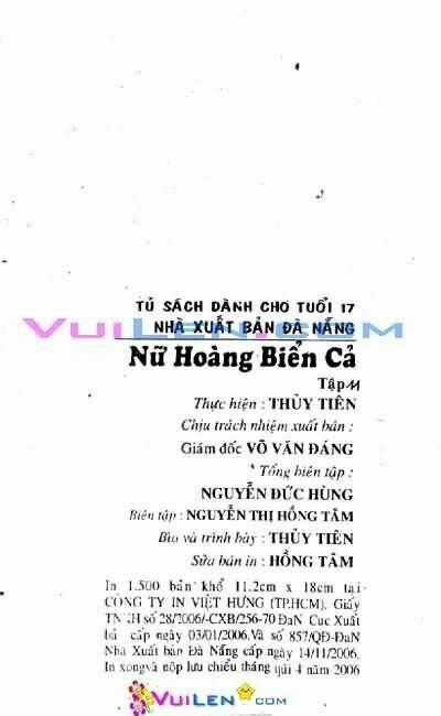 Nữ hoàng biển cả Chapter 11 trang 1