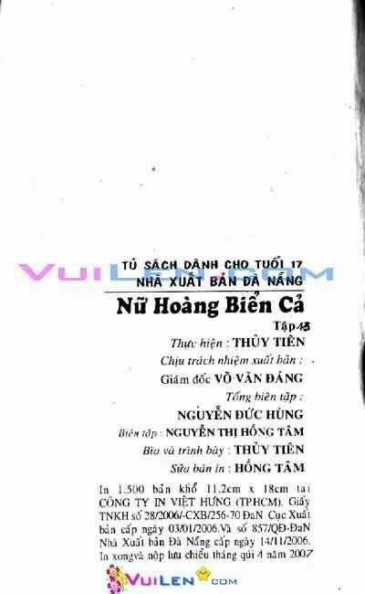 Nữ hoàng biển cả Chapter 13 trang 1