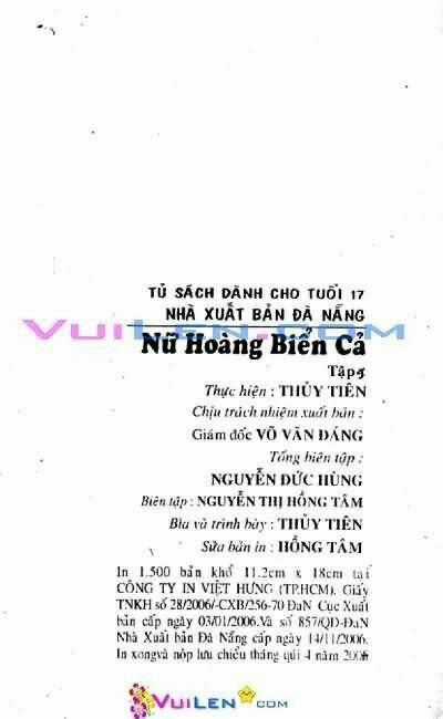 Nữ hoàng biển cả Chapter 9 trang 1