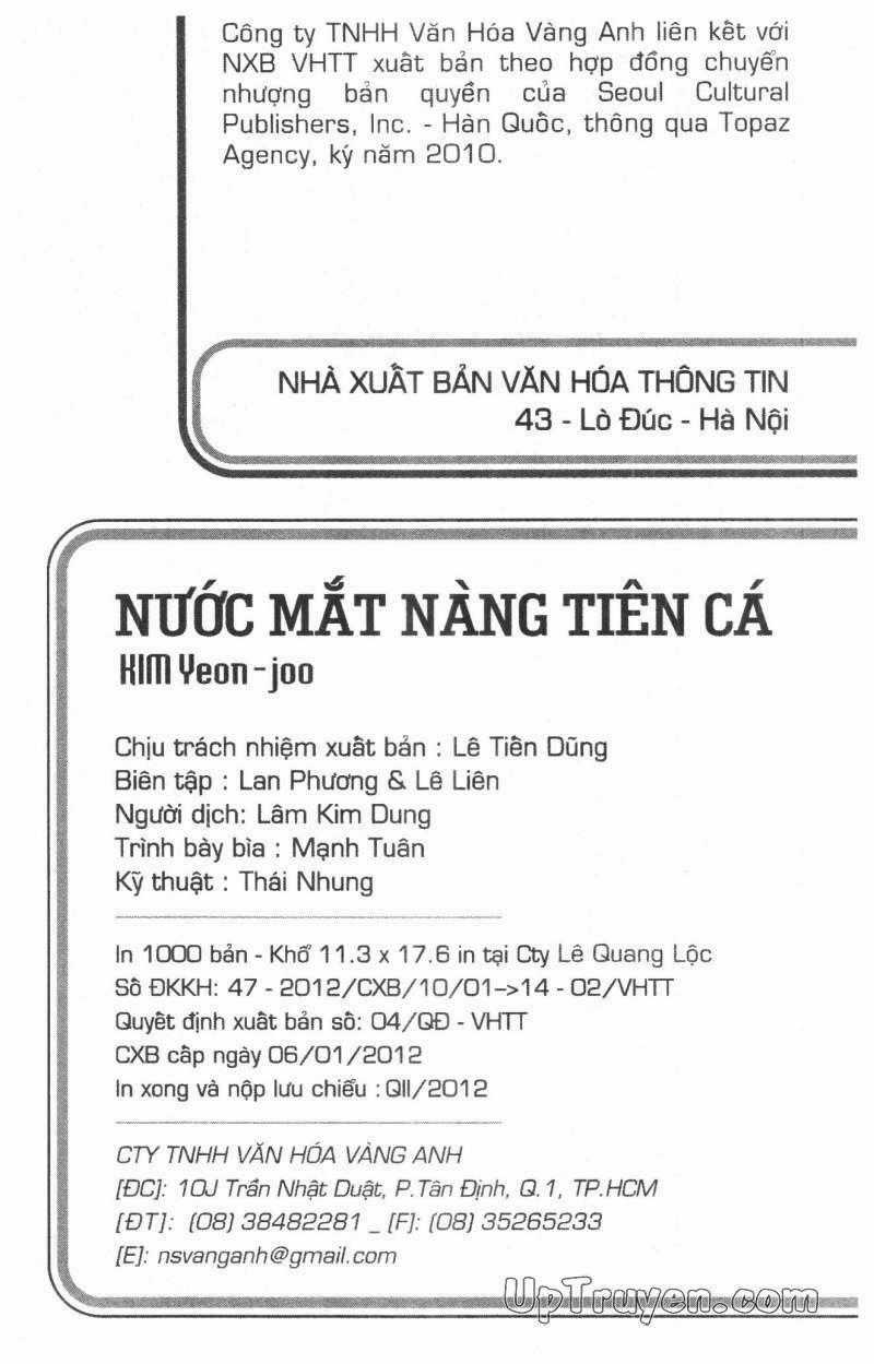 Nước Mắt Nàng Tiên Cá Chapter 10 trang 1