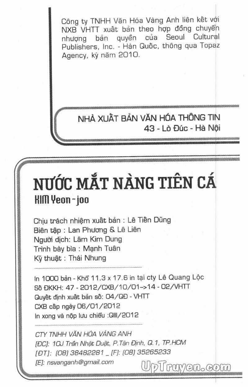 Nước Mắt Nàng Tiên Cá Chapter 12 trang 1