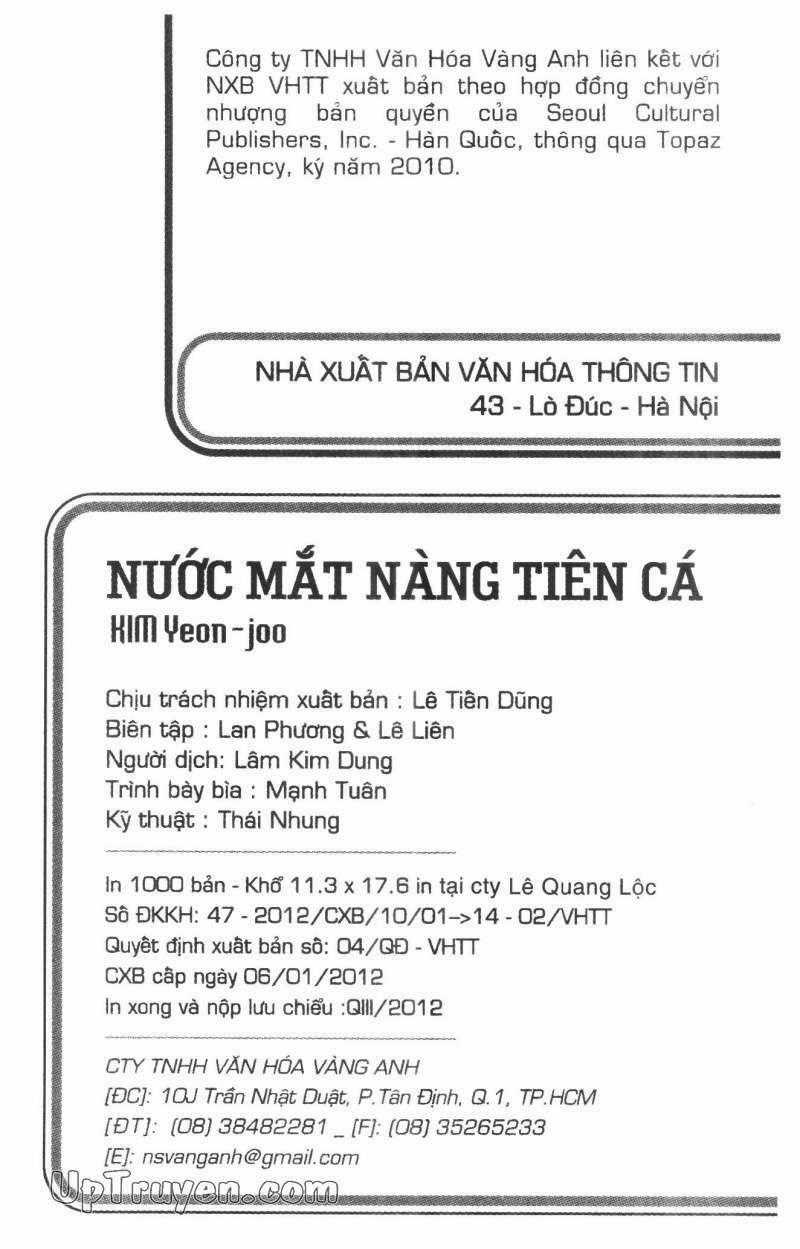 Nước Mắt Nàng Tiên Cá Chapter 14 trang 1