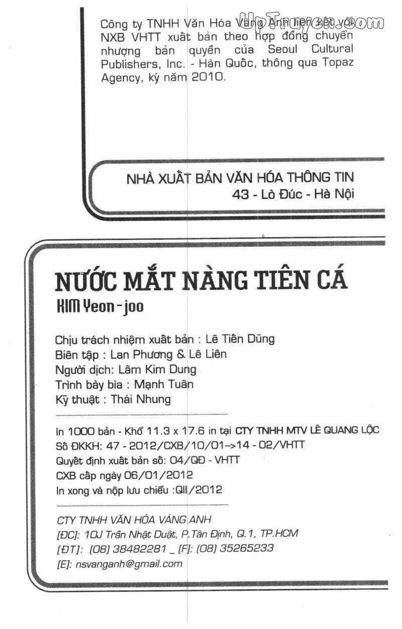 Nước Mắt Nàng Tiên Cá Chapter 5 trang 1