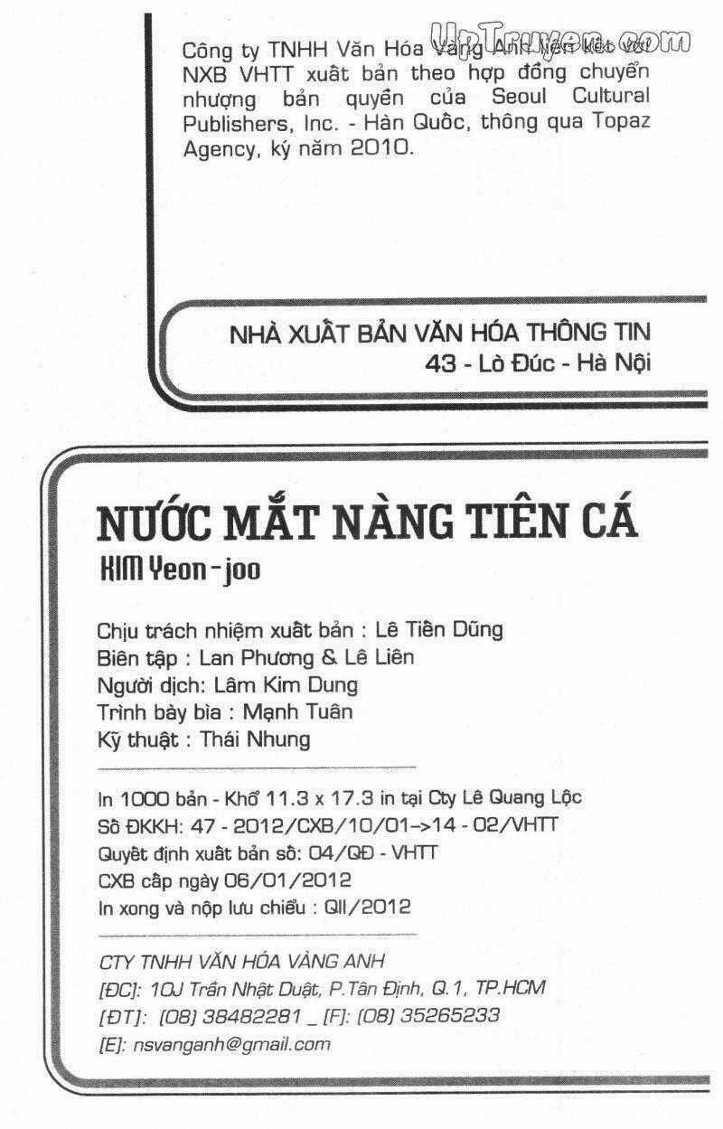 Nước Mắt Nàng Tiên Cá Chapter 7 trang 1