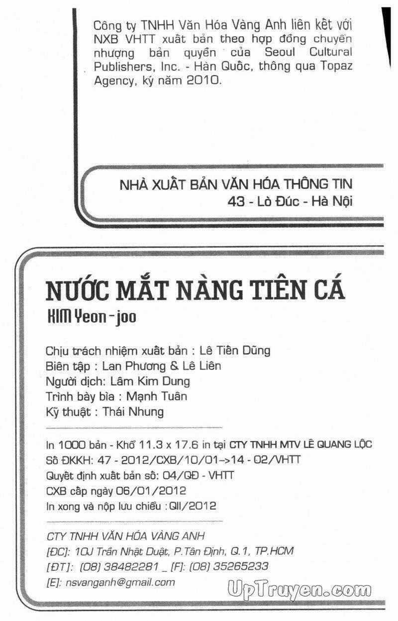 Nước Mắt Nàng Tiên Cá Chapter 8 trang 1