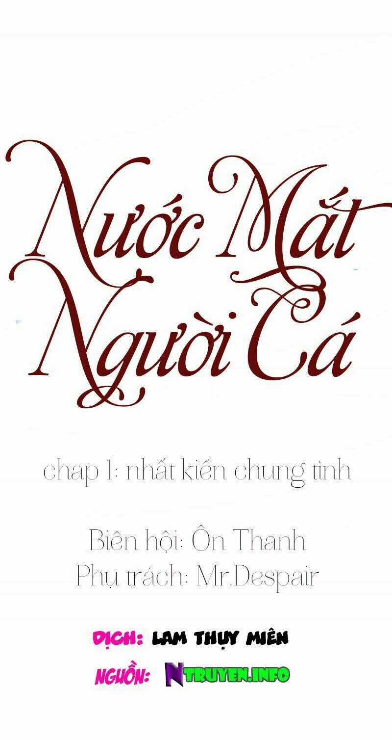 Nước Mắt Người Cá Chapter 1 trang 0