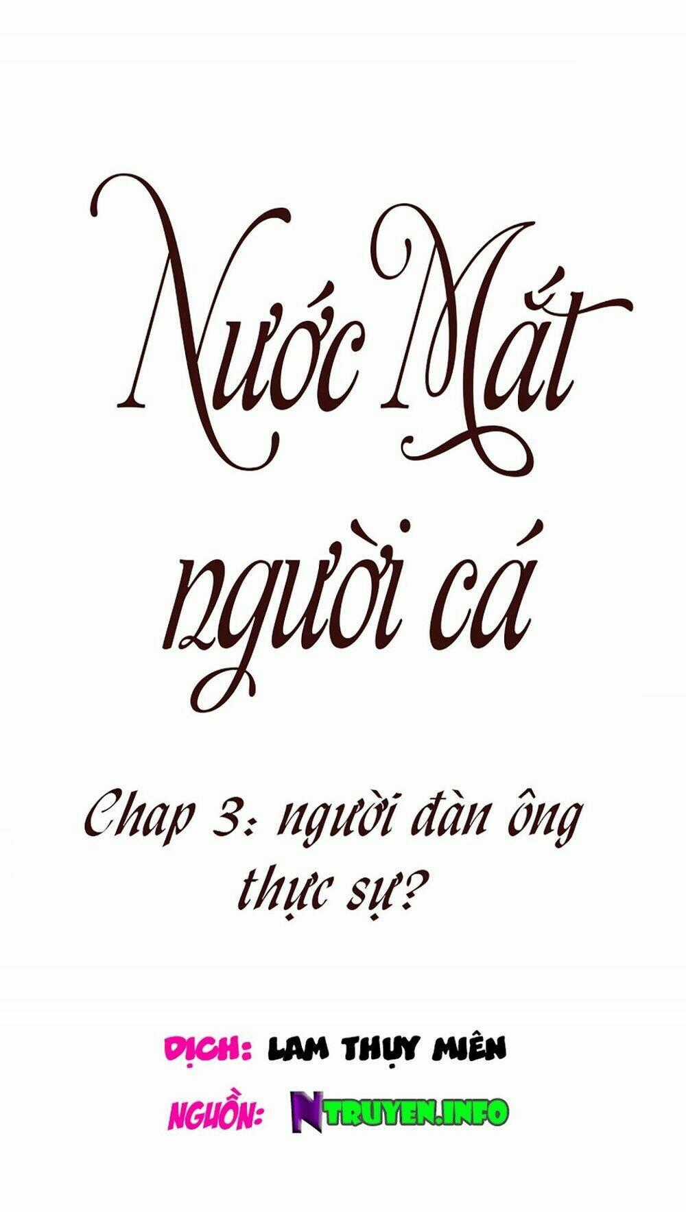 Nước Mắt Người Cá Chapter 3 trang 0