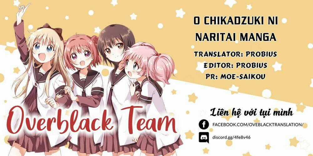 O Chikadzuki Ni Naritai Manga Chapter 2 trang 0