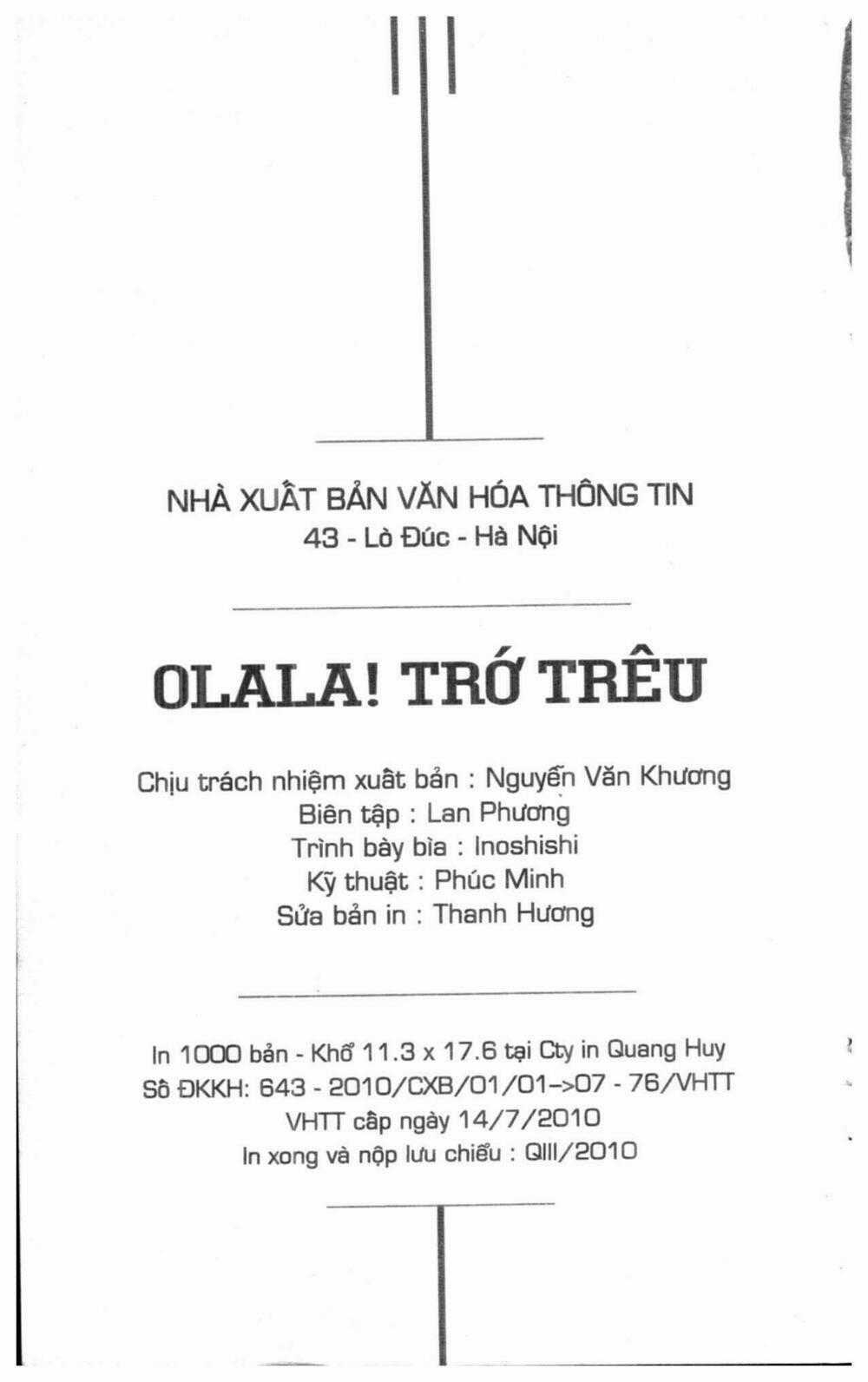 Ô La La Trớ Trêu Chapter 3 trang 1