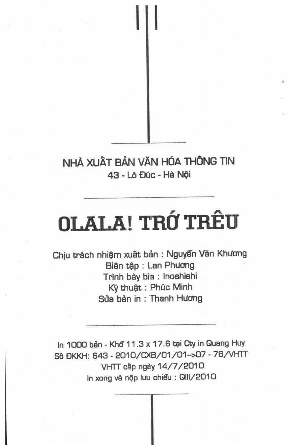 Ô La La Trớ Trêu Chapter 7 trang 1