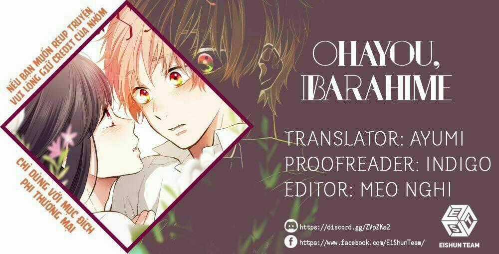 Ohayou, Ibarahime Chapter 3 trang 1