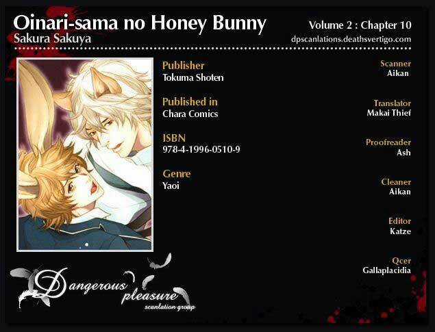 Oinarisama No Honey Bunny Chapter 10 trang 1