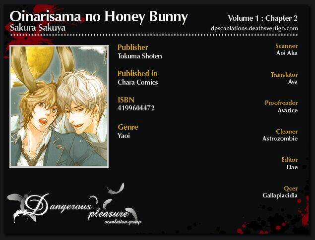 Oinarisama No Honey Bunny Chapter 2 trang 1