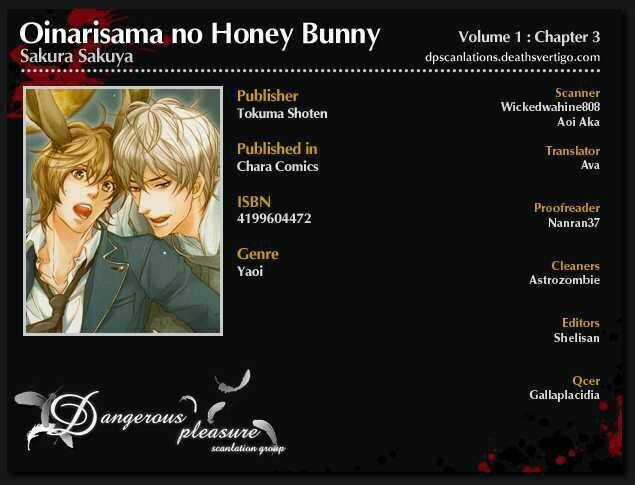 Oinarisama No Honey Bunny Chapter 3 trang 1