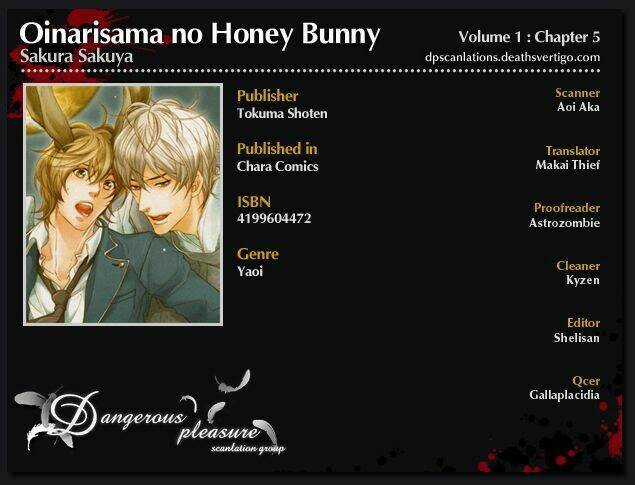 Oinarisama No Honey Bunny Chapter 5 trang 1