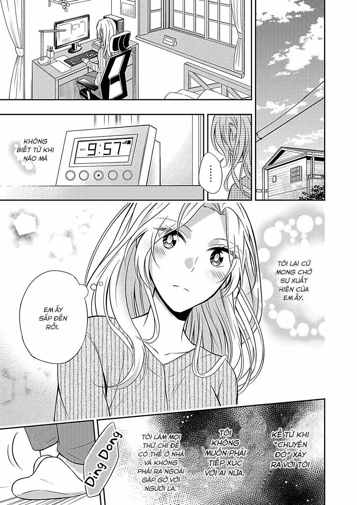 Okubyou Na Takase-San Wa Kyou Mo Kanojo Wo Machiwabiru Chapter 1 trang 1