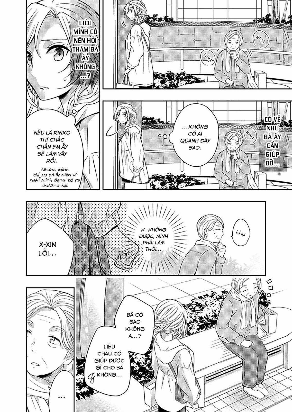 Okubyou Na Takase-San Wa Kyou Mo Kanojo Wo Machiwabiru Chapter 2 trang 1