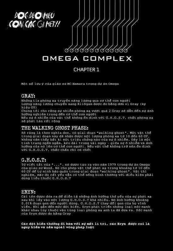 Omega Complex Chapter 1 trang 1