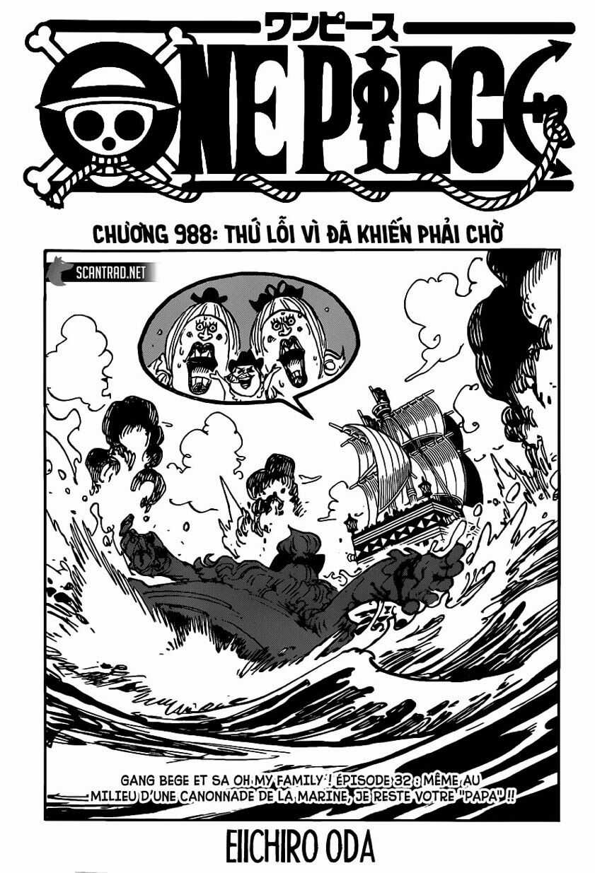 One Piece Chapter 988 trang 0