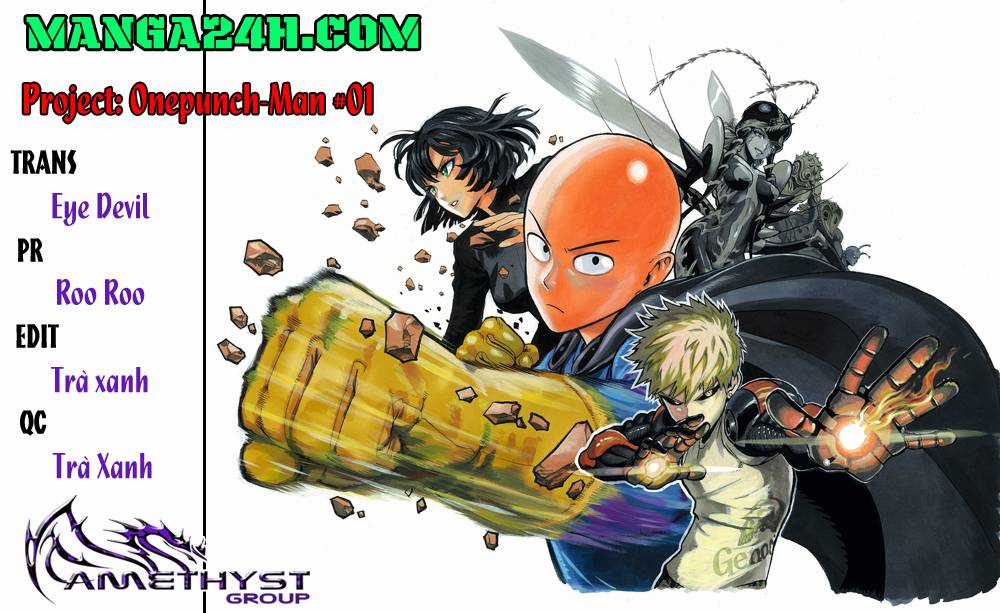 One-Punch Man Chapter 1 trang 0