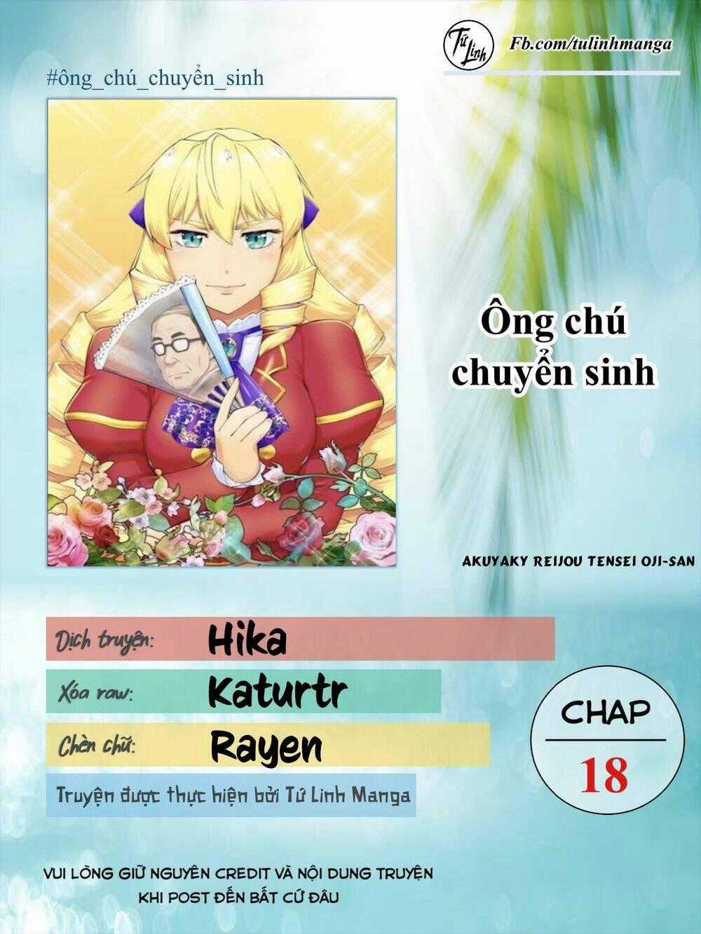 Ông Chú Chuyển Sinh - Akuyaku Reijou Tensei Oji-San Chapter 18 trang 1