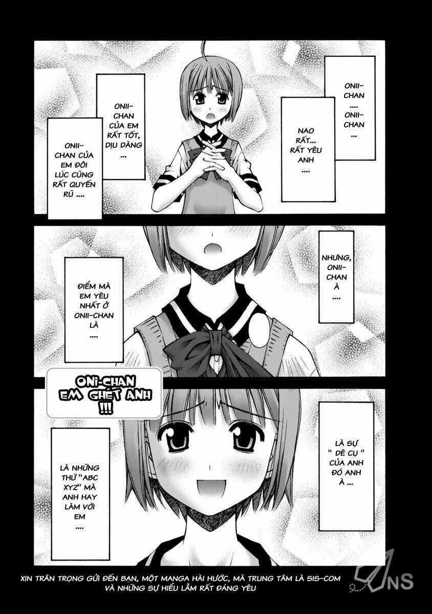 Oniichan No Koto Nanka Zenzen Suki Ja Nai N Da Kara Ne!! Chapter 1 trang 1