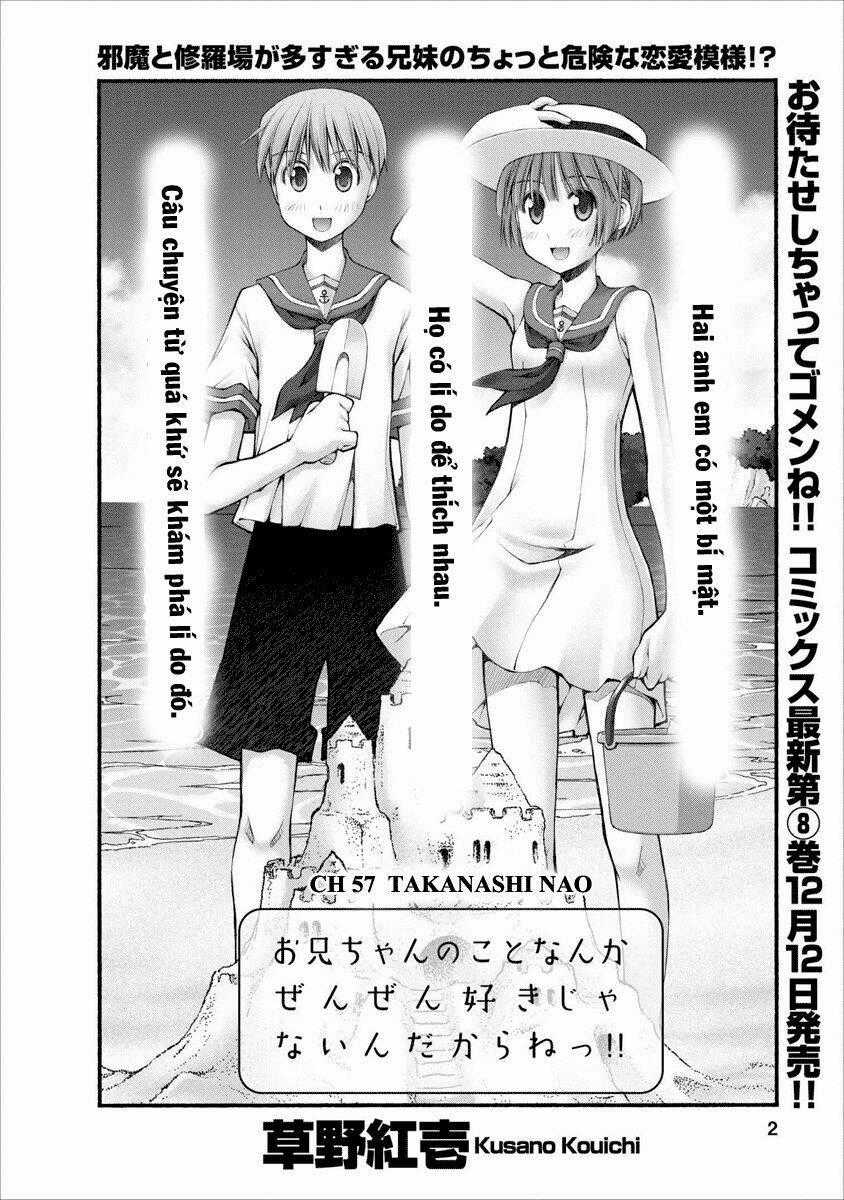 Oniichan No Koto Nanka Zenzen Suki Ja Nai N Da Kara Ne!! Chapter 57 trang 1