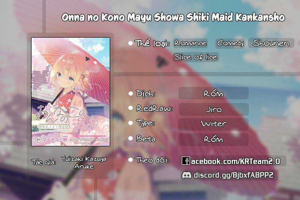 Onna no Kono Mayu Showa Shiki Maid Kankansho Chapter 1.2 trang 0