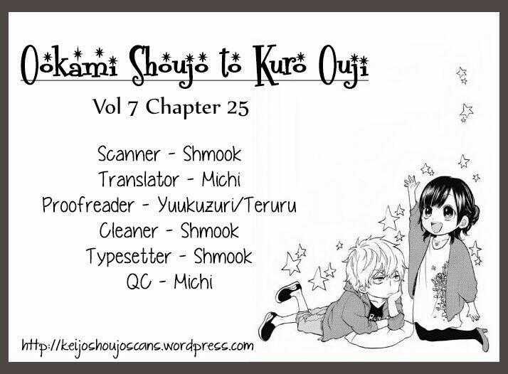 Ookami Shoujo To Kuro Ouji Chapter 25 trang 0