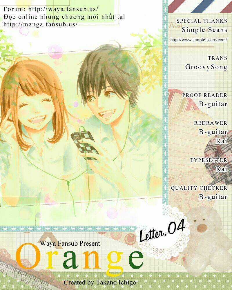 Orange Chapter 4 trang 0