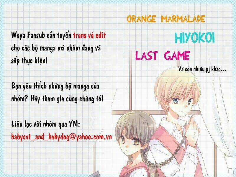 Orange Chapter 6 trang 0