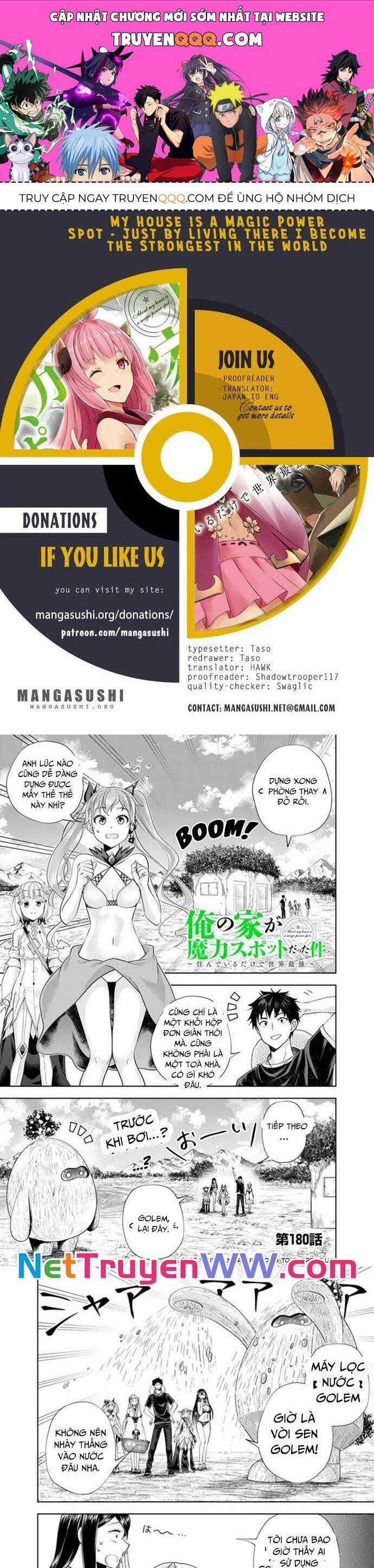 Ore No Ie Ga Maryoku Spot Datta Ken: Sundeiru Dake De Sekai Saikyou Chapter 180 trang 0