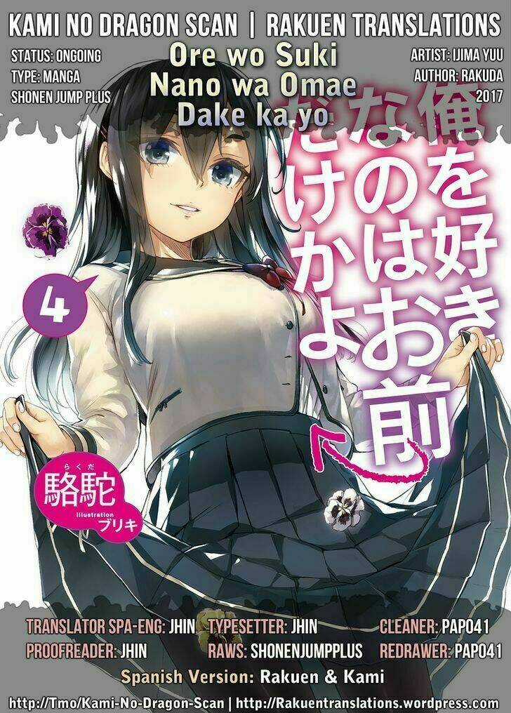 Ore Wo Suki Nano Wa Omae Dake Ka Yo Chapter 3 trang 1