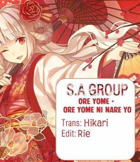 Ore Yome. - Ore No Yome Ni Nare Yo Chapter 11 trang 1