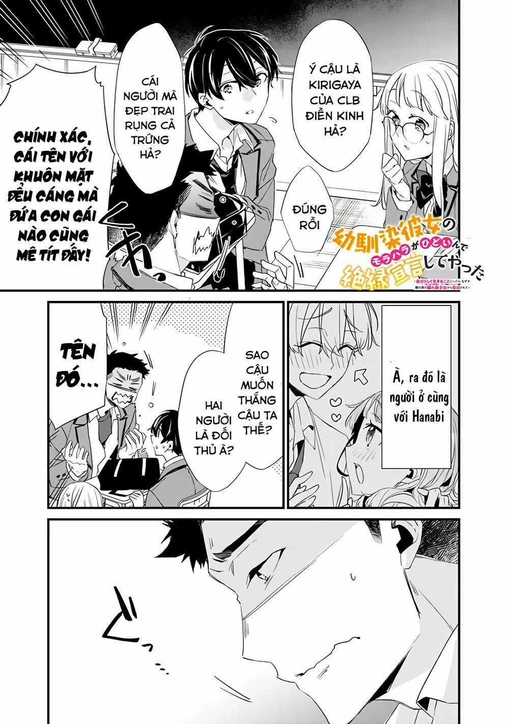 Osananajimi Kanojo No Morahara Ga Hidoi N De Zetsuen Sengen Shite Yatta Chapter 3.2 trang 0