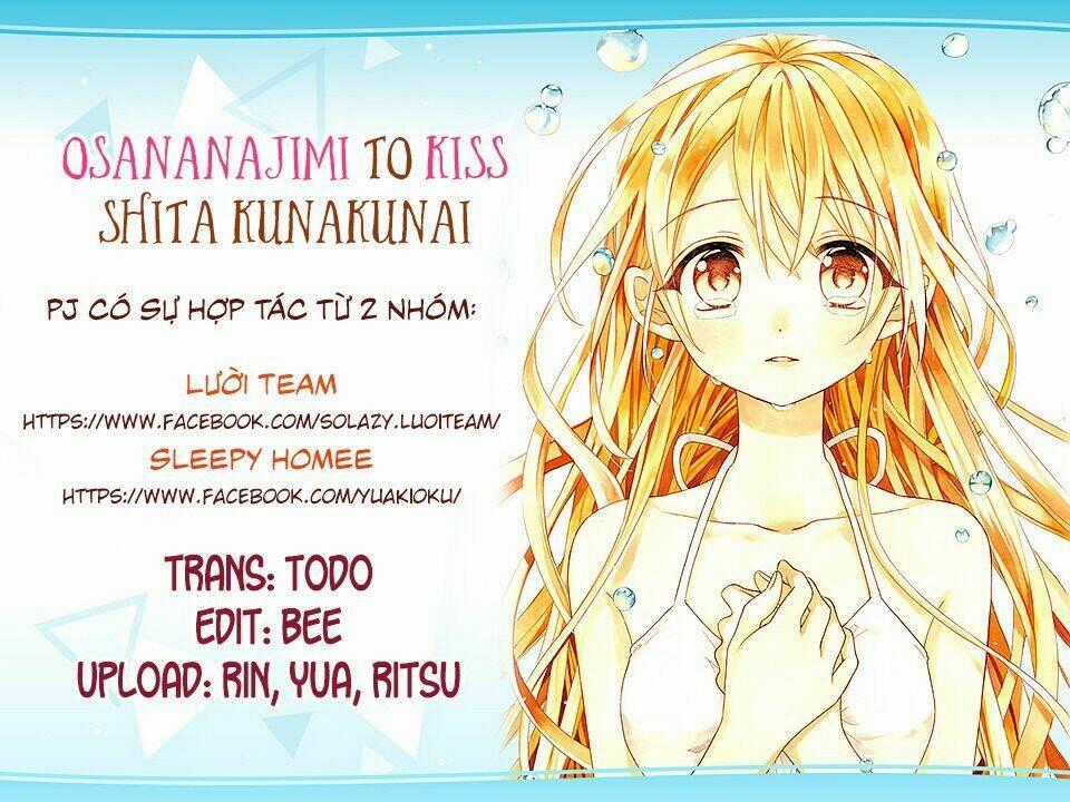 Osananajimi To, Kiss Shitakunakunai Chapter 4 trang 0