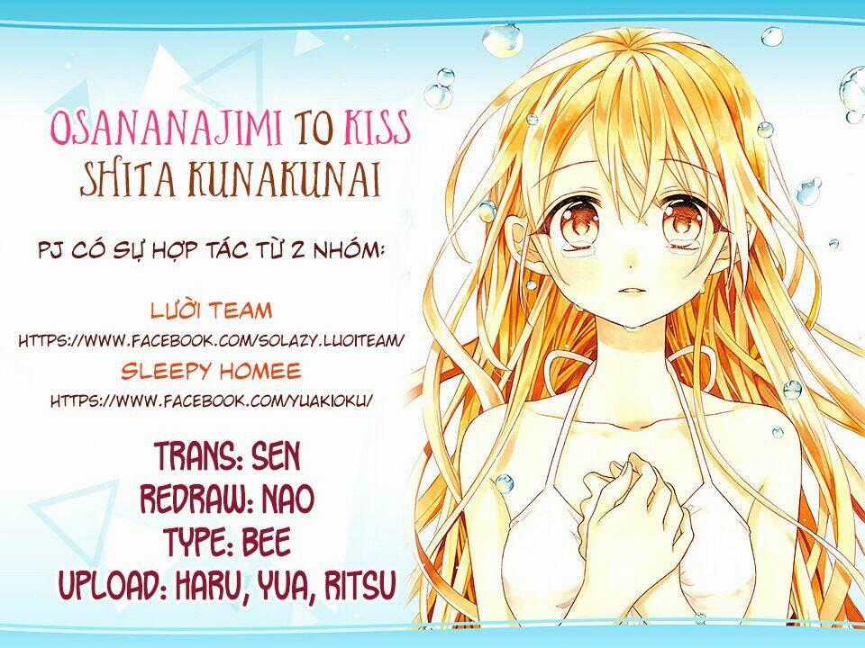 Osananajimi To, Kiss Shitakunakunai Chapter 6 trang 0