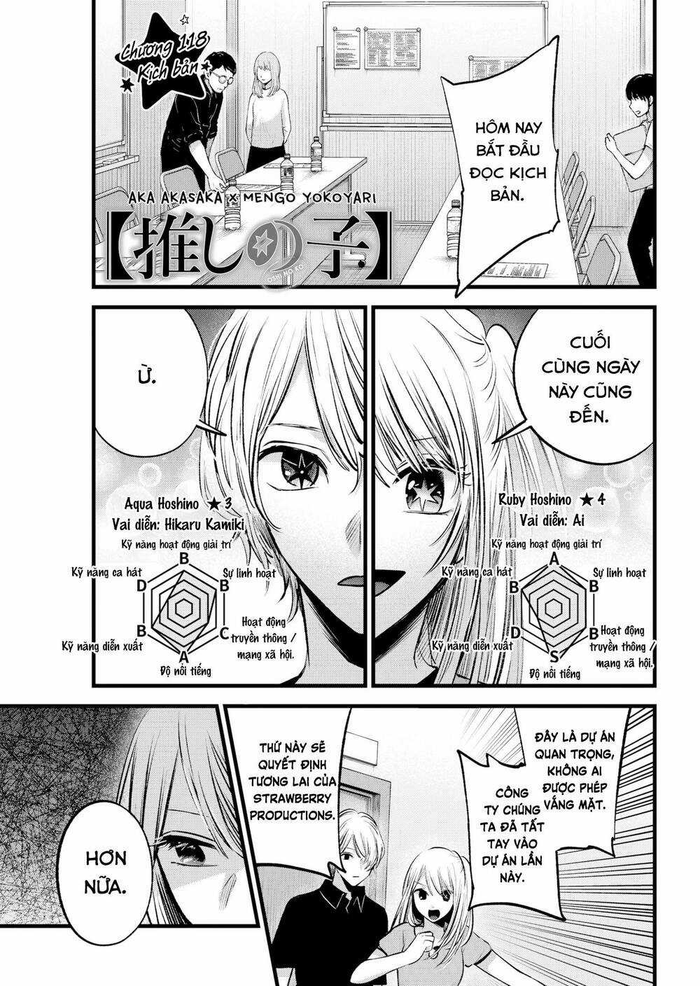 Oshi no Ko Chapter 128 trang 1