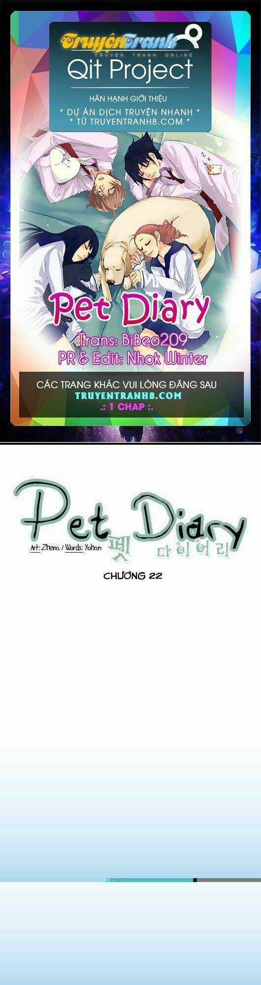 Pet Diary Chapter 22 trang 0