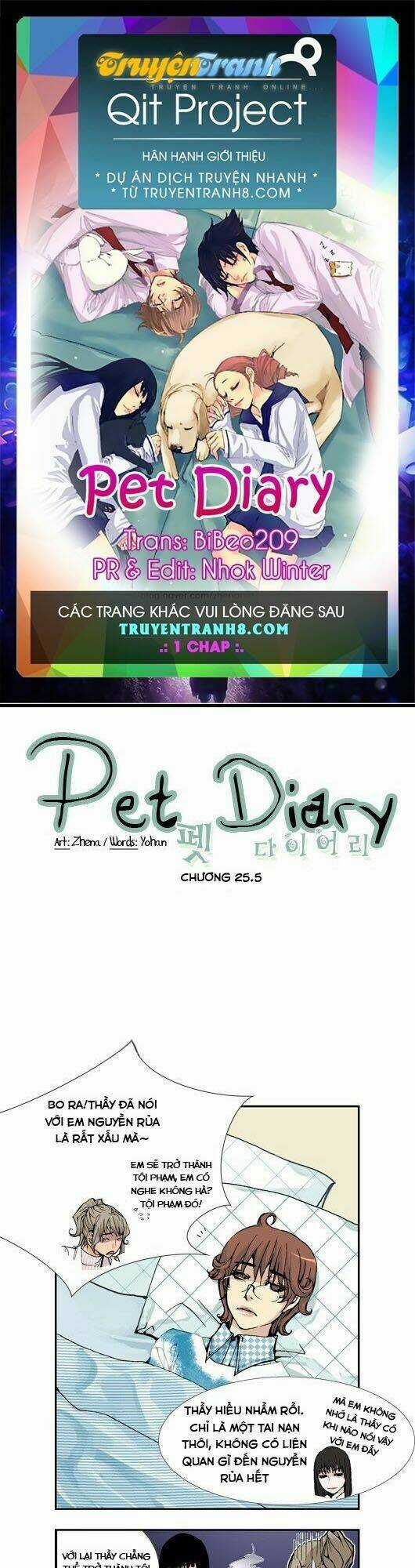 Pet Diary Chapter 25.2 trang 0