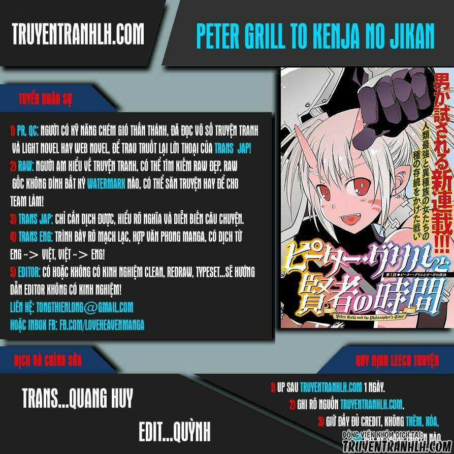 Peter Grill To Kenja No Jikan Chapter 1 trang 0