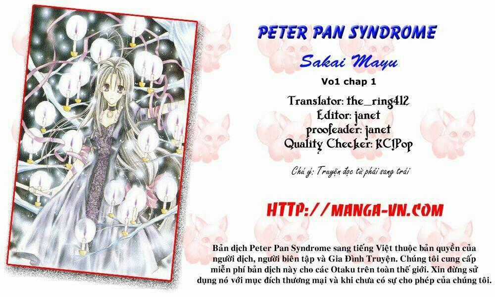 Peter Pan Syndrome Chapter 1 trang 0