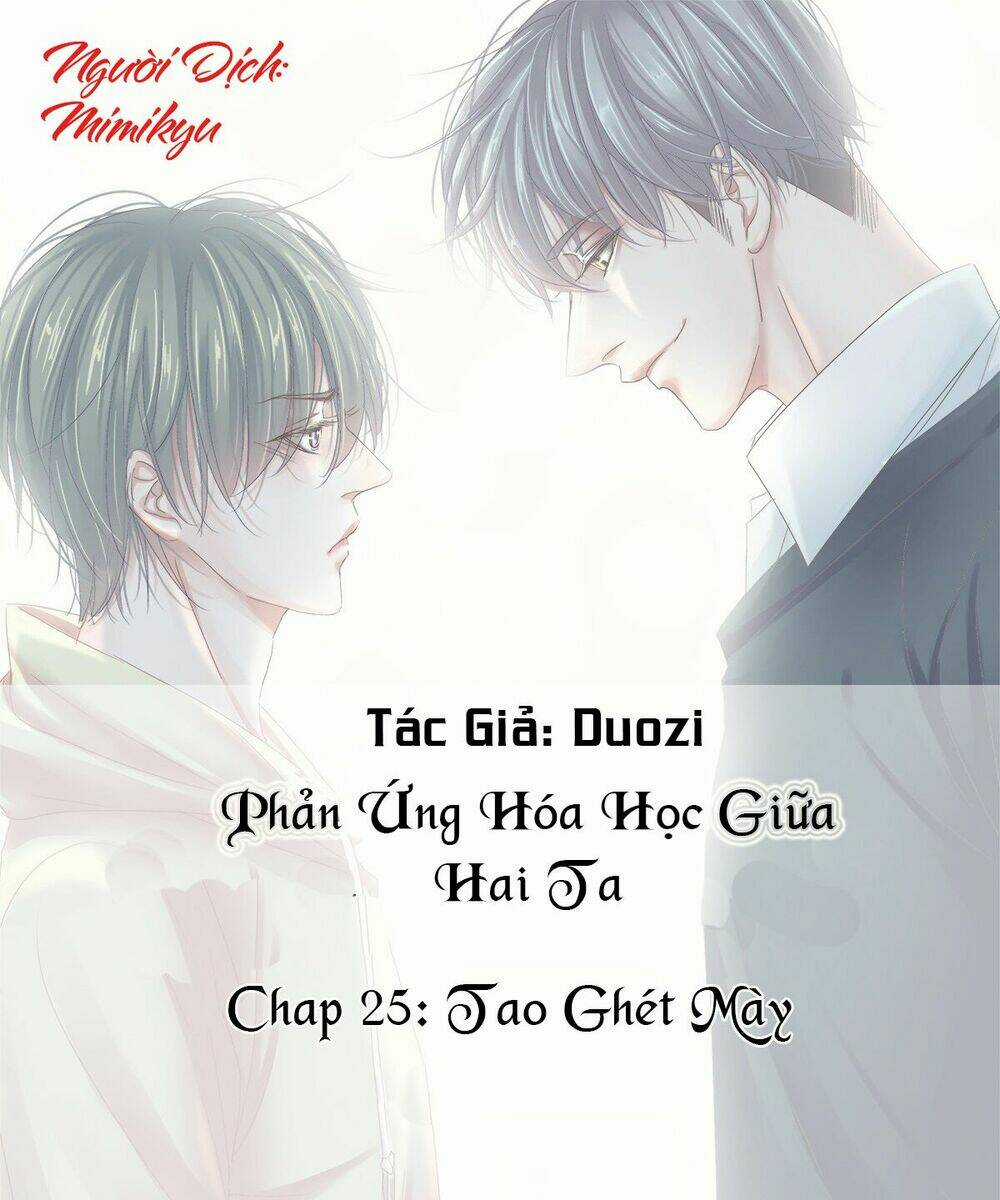 Phản Ứng Hóa Học Giữa Hai Ta Chapter 25 trang 0