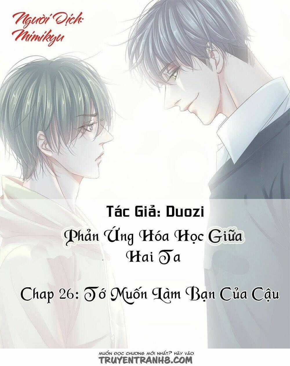 Phản Ứng Hóa Học Giữa Hai Ta Chapter 26 trang 1