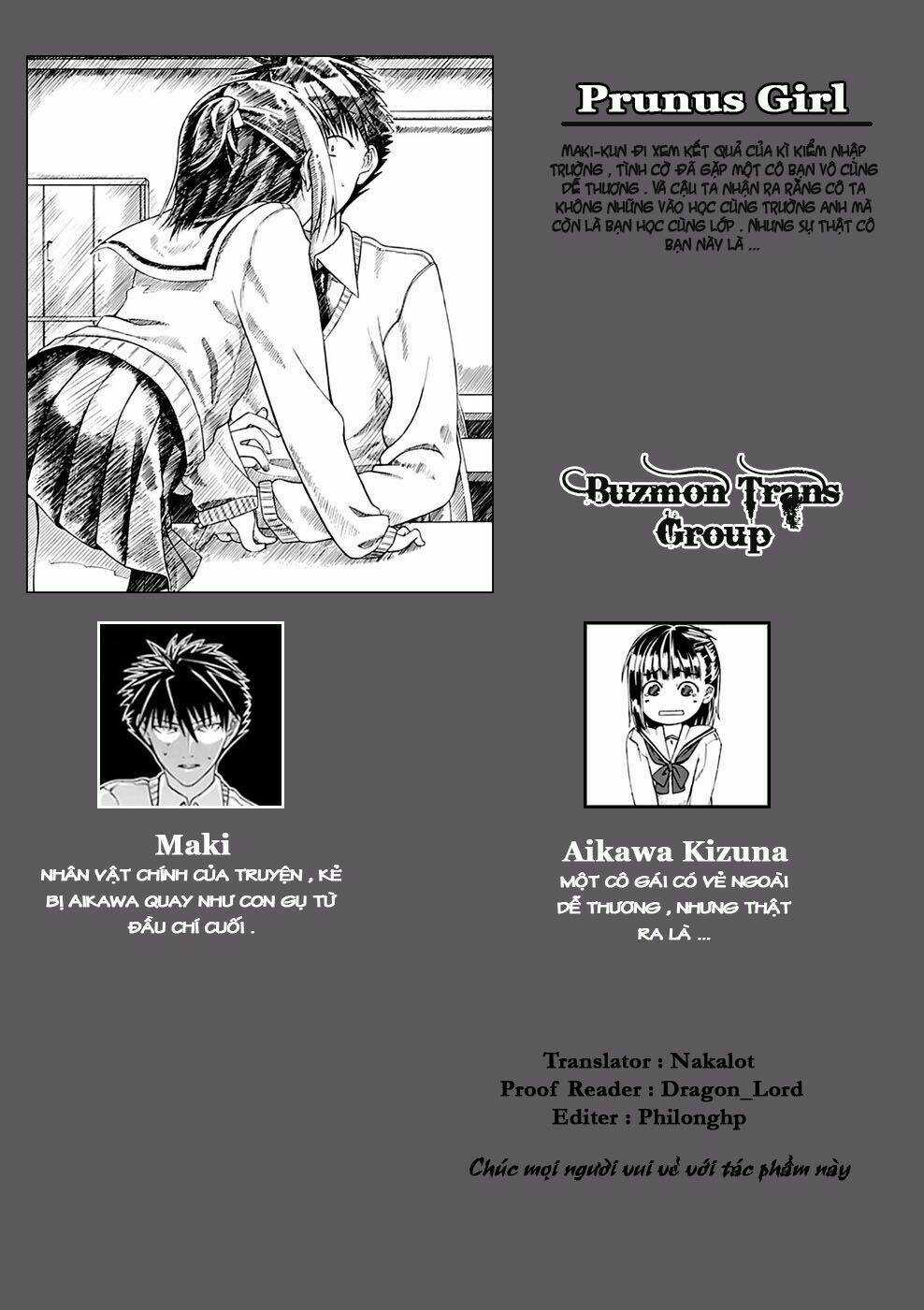 Prunus Girl Chapter 1 trang 0