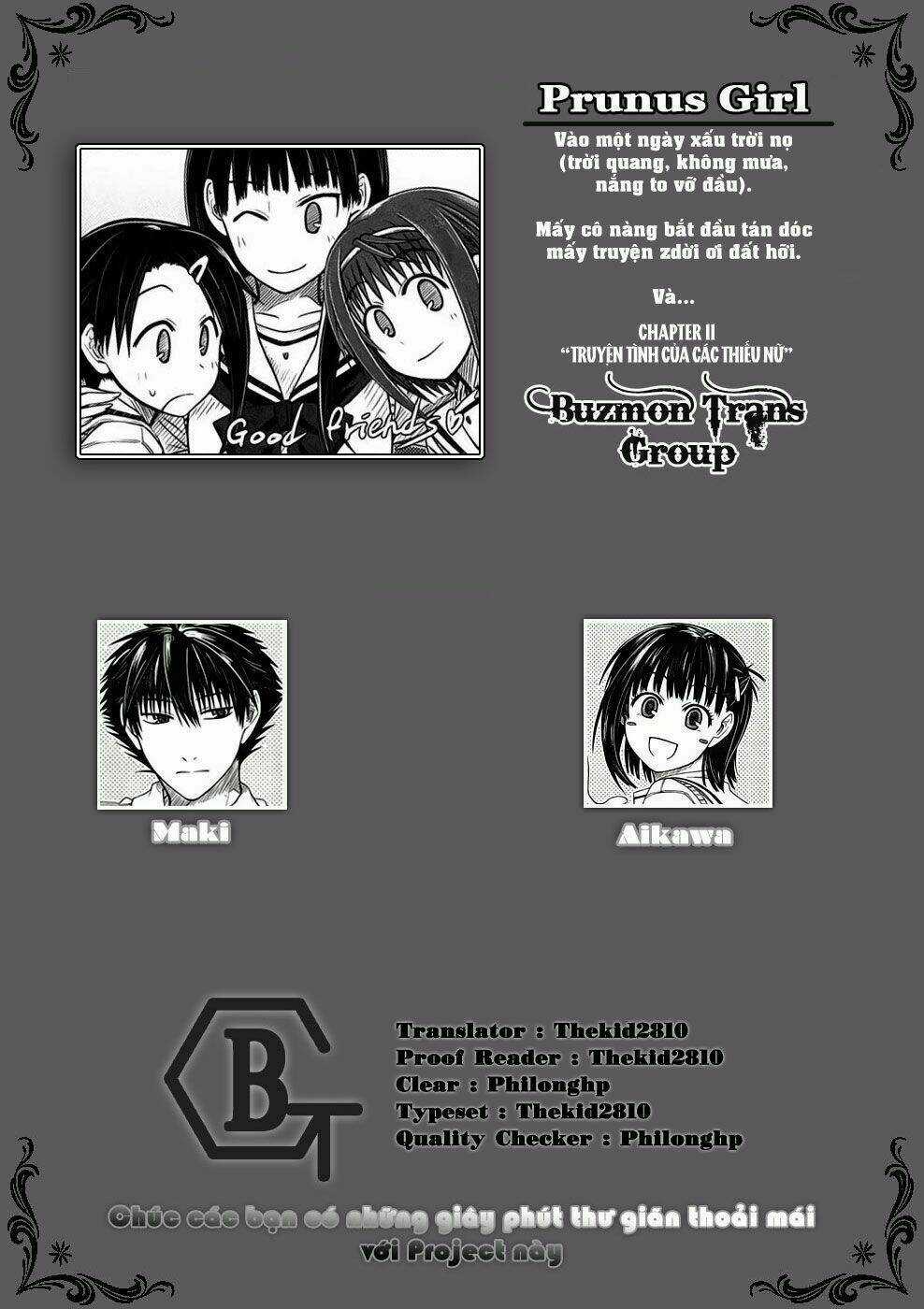 Prunus Girl Chapter 11 trang 0