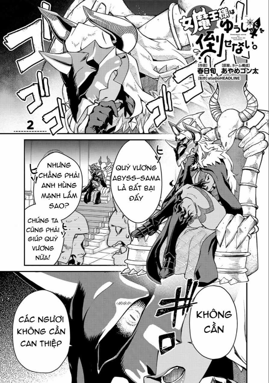 Quỷ Vương-Sama Không Thể Đánh Bại Hero-Kun! Chapter 2 trang 1